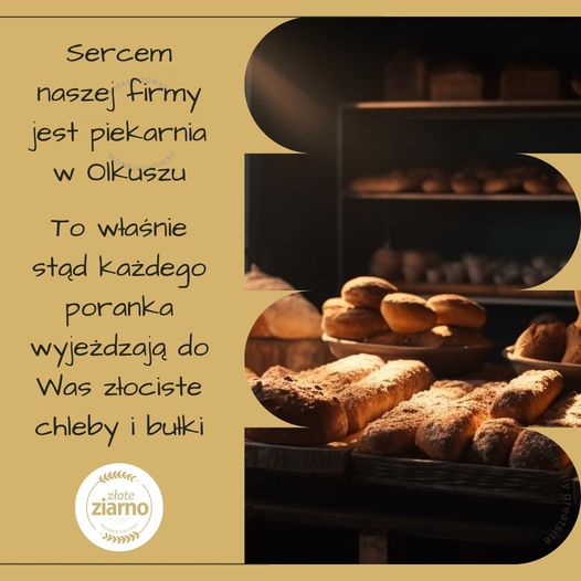 Nasze serce znajduje się w Olkuszu, właśnie z tego miejsca do każdej naszej piekarni jadą świeżutkie chleby i bułki 💛🧡 Zajrzyj do nas po pyszne, regionalne, polskie pieczywo 🇵🇱🥖 www.zlotyrog.pl/nasze-sklepy